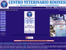 Tablet Screenshot of centroveterinarioriminese.com